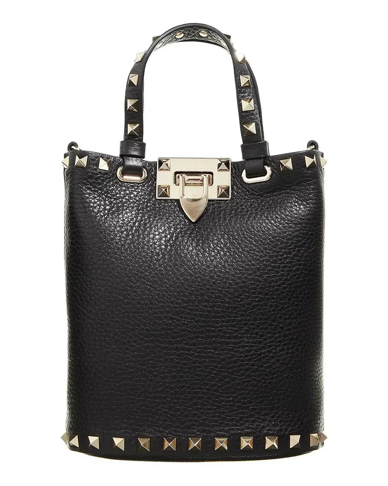 Valentino Garavani Crossbody Bags Rockstud Mini Tote schwarz Schwarz