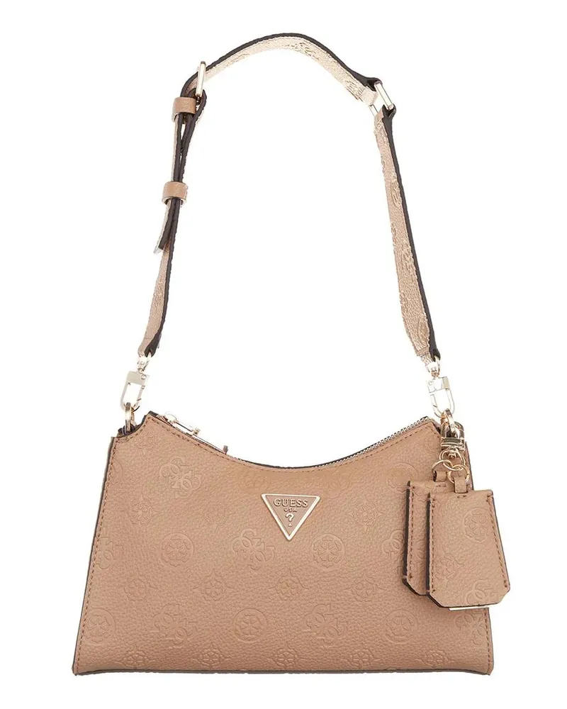 Guess Satchels Cresidia Top Zip Shoulder Bag beige Beige
