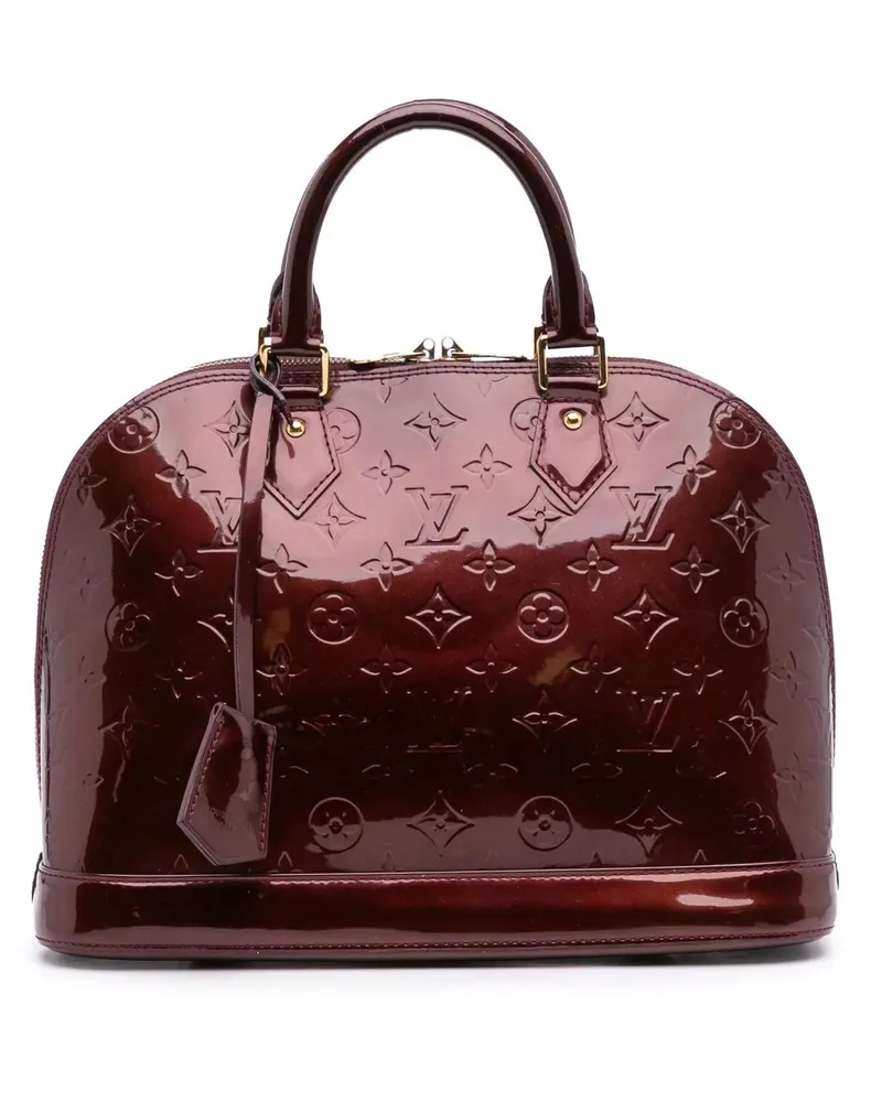Louis Vuitton Crossbody Bags Monogram Vernis Alma PM rot Rot