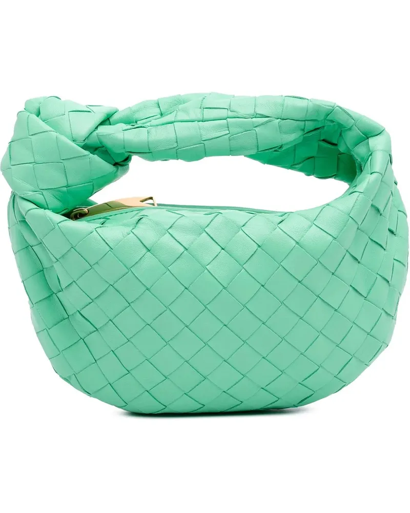 Bottega Veneta Hobo Bags Mini Nappa Intrecciato Jodie grün Grün