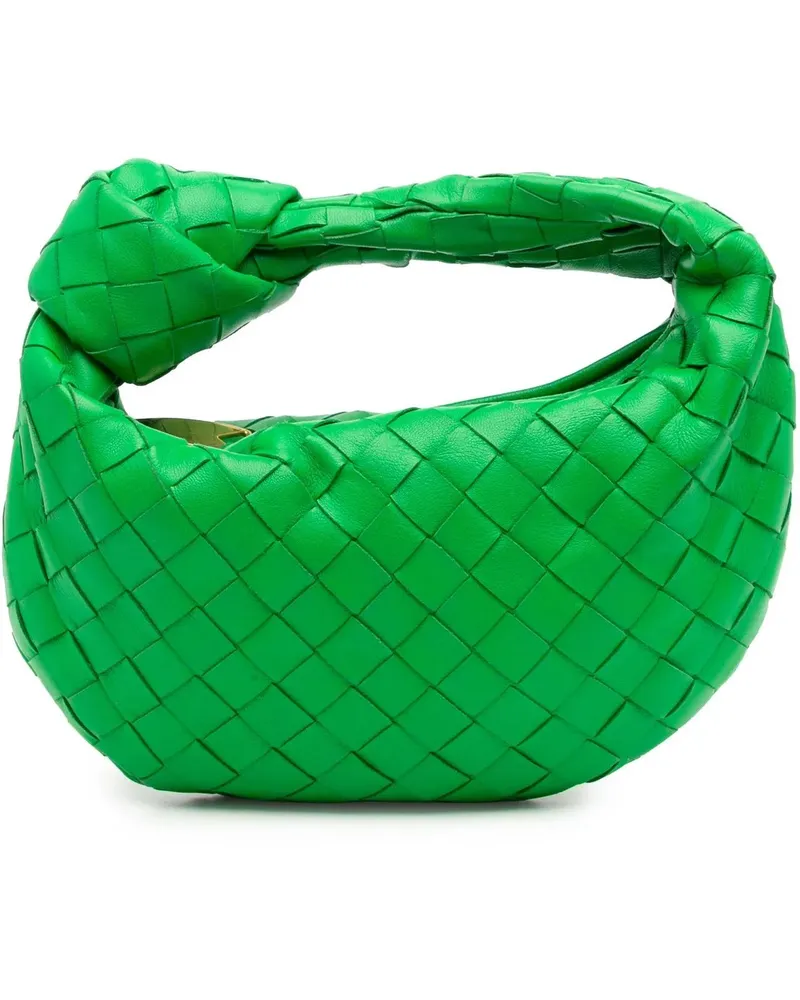 Bottega Veneta Hobo Bags Mini Nappa Intrecciato Jodie grün Grün