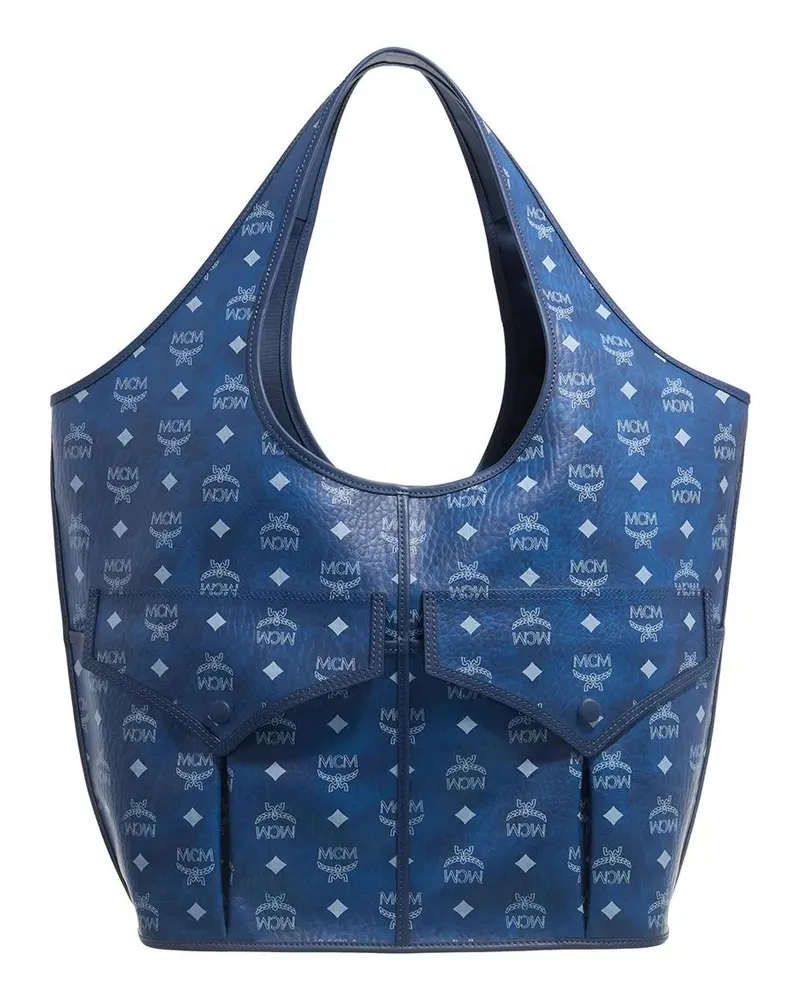 MCM Shopper Aren Vi Leni Shopper Xlrg 1F, One Size blau Blau