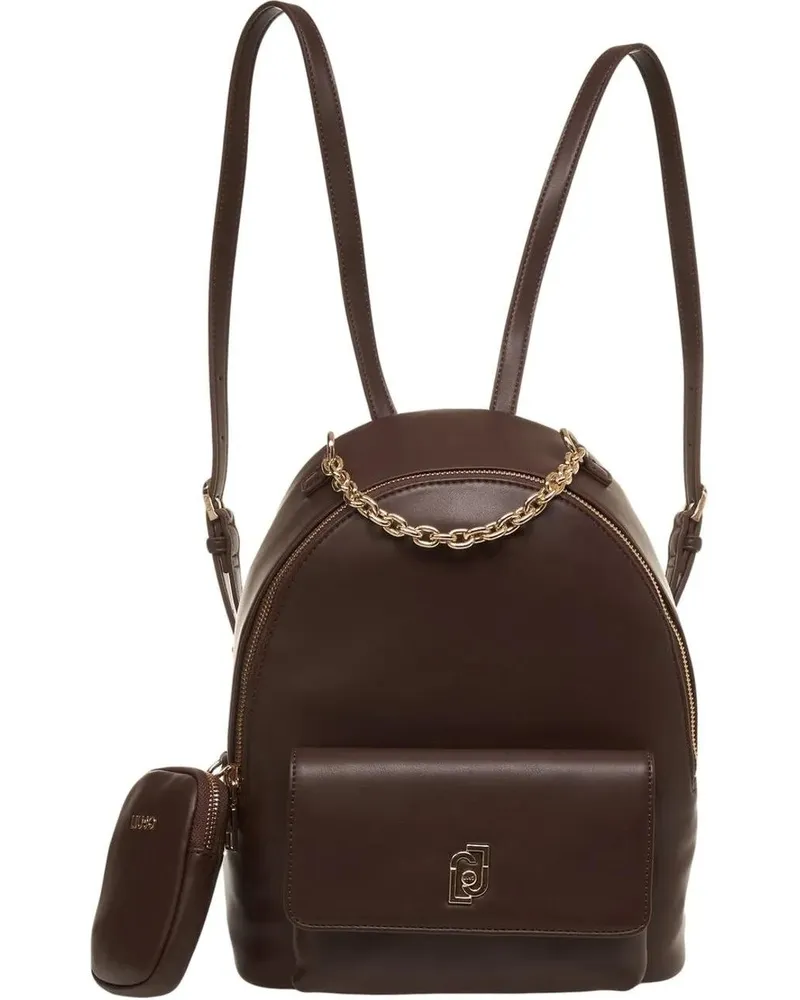 Liu Jo Rucksäcke Backpack with chain details braun Braun
