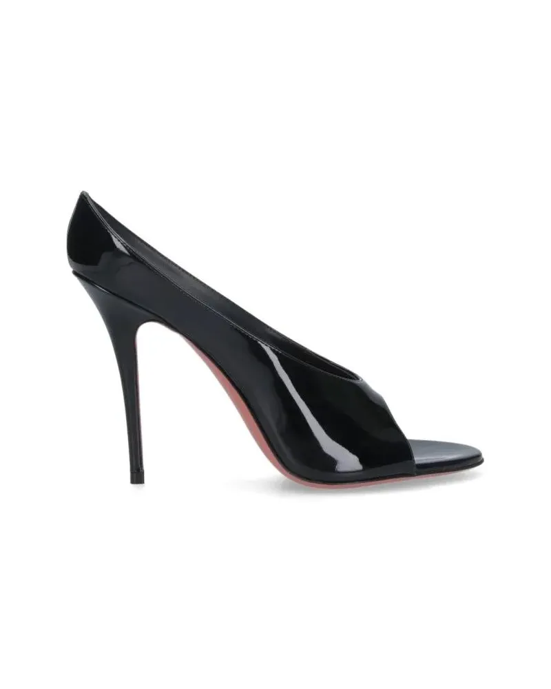Amina Muaddi Sandalen "Anok Slipper" Pump Sandals Black schwarz Schwarz