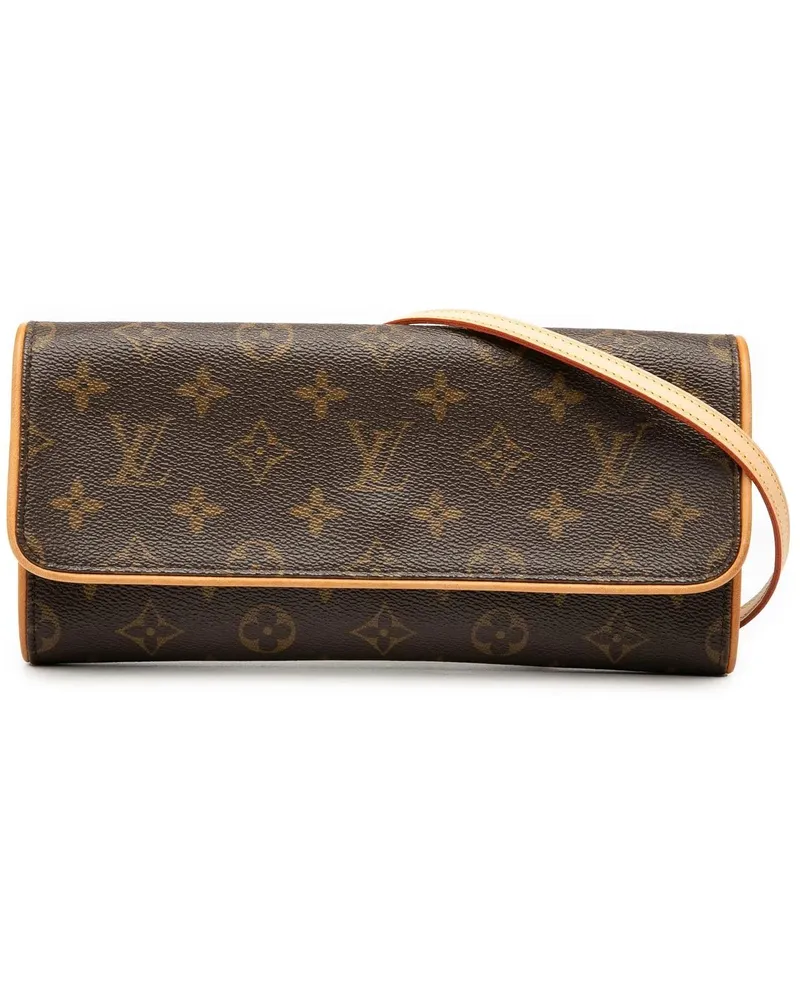 Louis Vuitton Hobo Bags Monogram Pochette Twin GM braun Braun