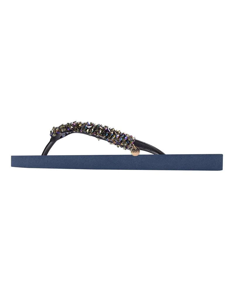 uzurii Slipper & Pantoletten Zehentrenner Classic Aby blau Blau
