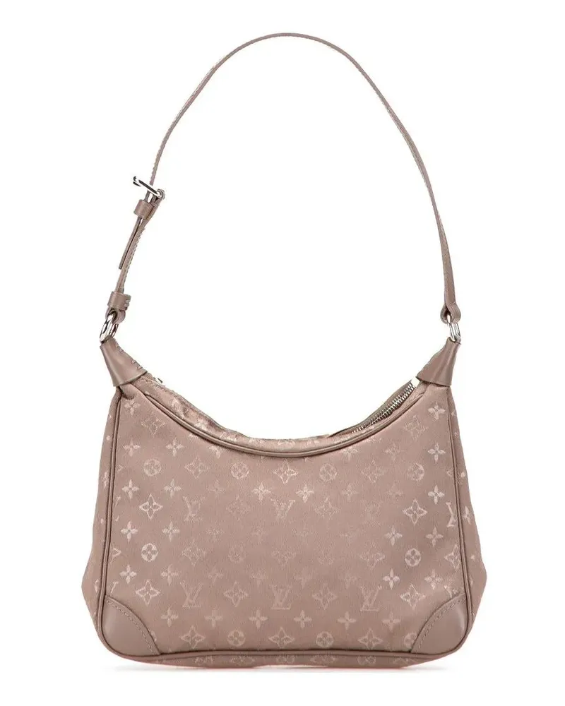 Louis Vuitton Hobo Bags Monogram Satin Mini Boulogne braun Braun
