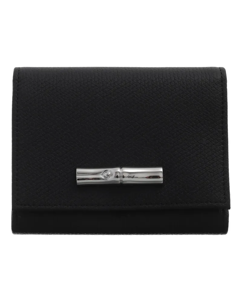 Longchamp Portemonnaie Le Roseau schwarz Schwarz