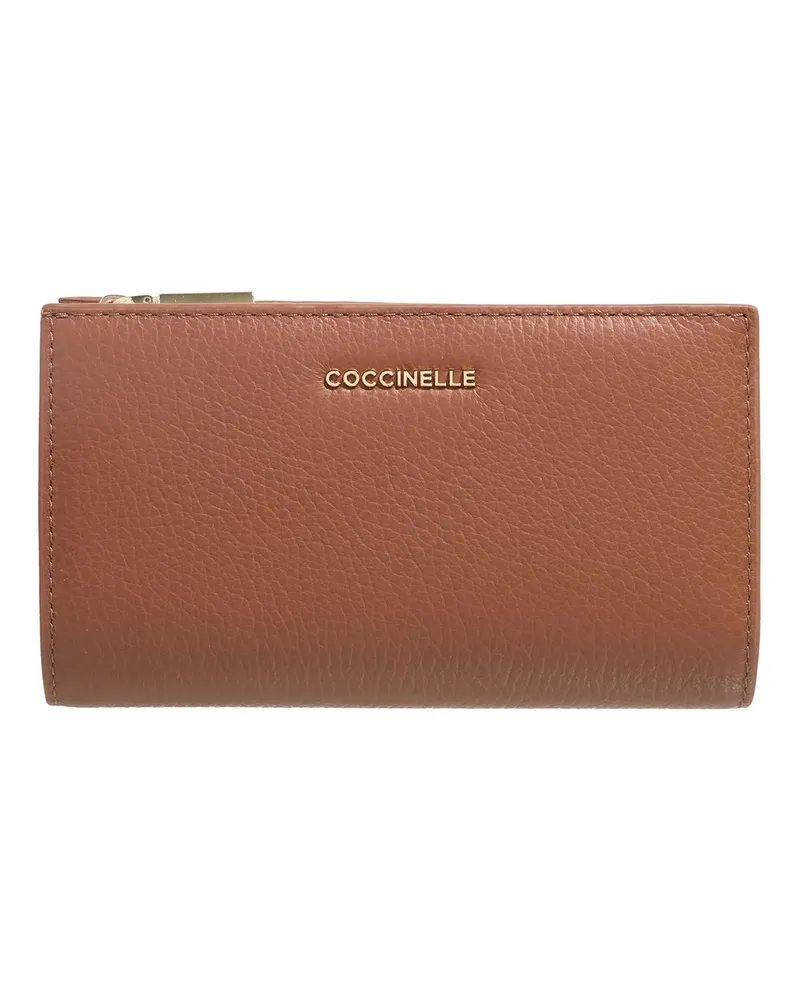 Coccinelle Portemonnaie Metallic Soft braun Braun