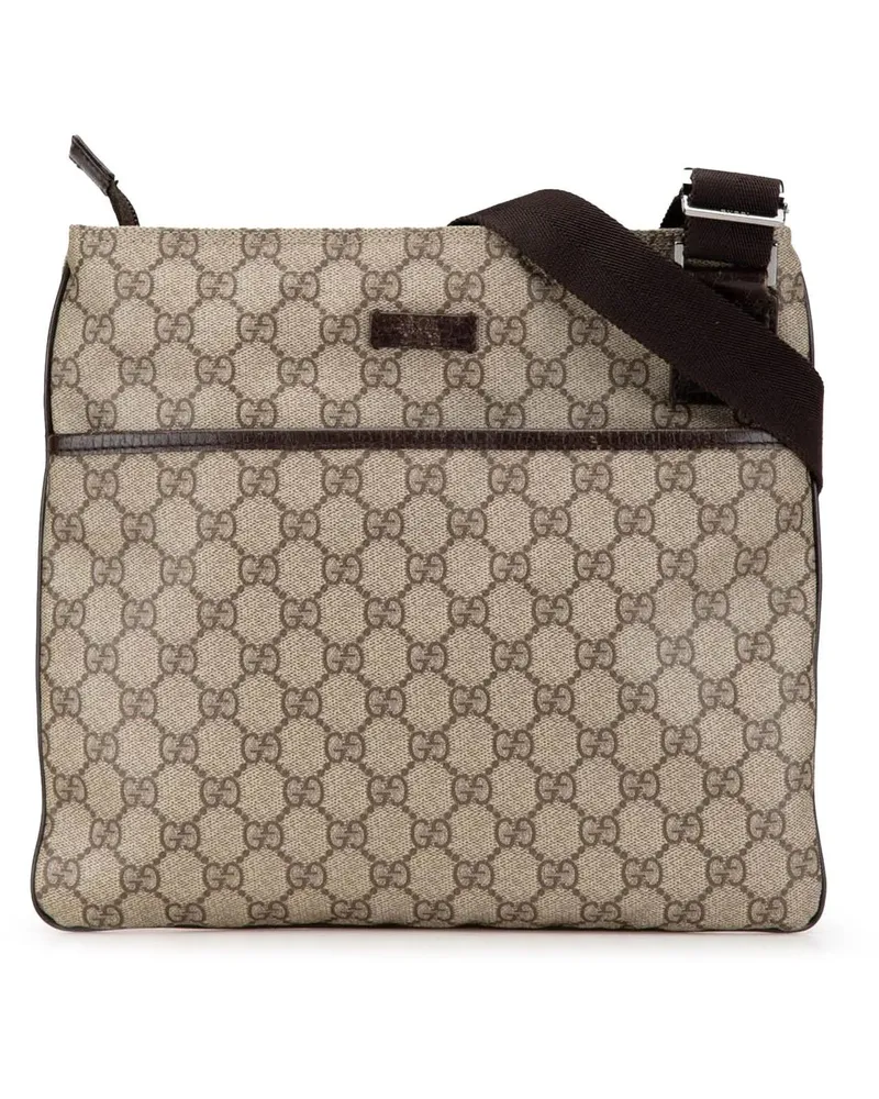 Gucci Hobo Bags 2000-2015 GG Supreme Crossbody braun Braun