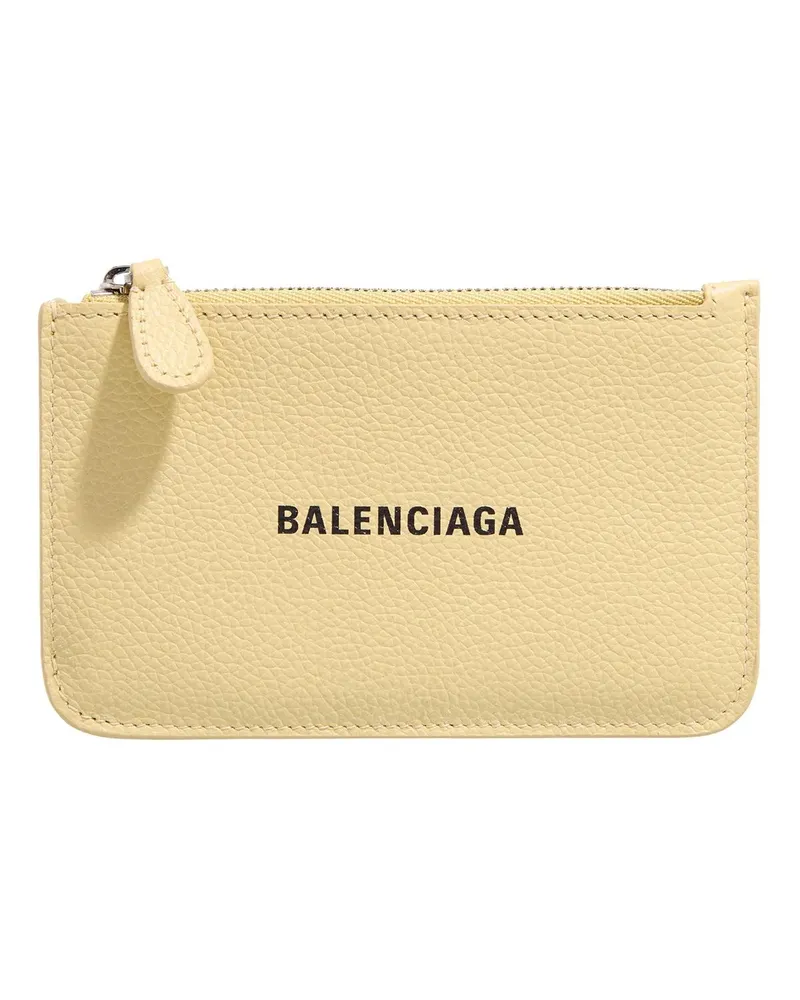 Balenciaga Portemonnaies Neo Classic Card Holder Gelb