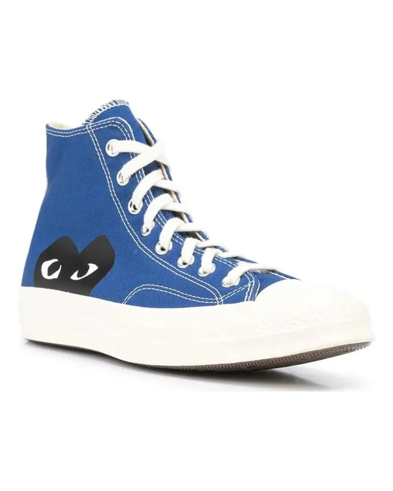Comme des Garçons Low-Top Sneaker Comme Des Gar\u00E7ons Play X Converse Chuck 70 Hi blau Blau