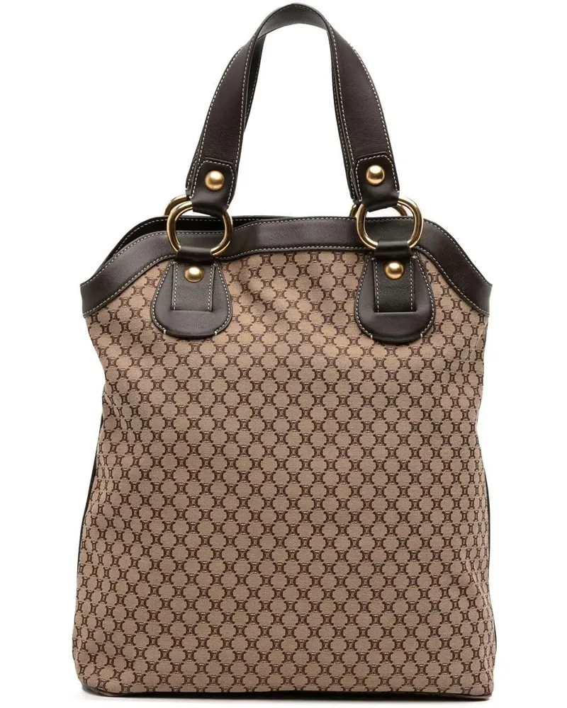Celine Shopper Macadam Canvas Tote braun Braun