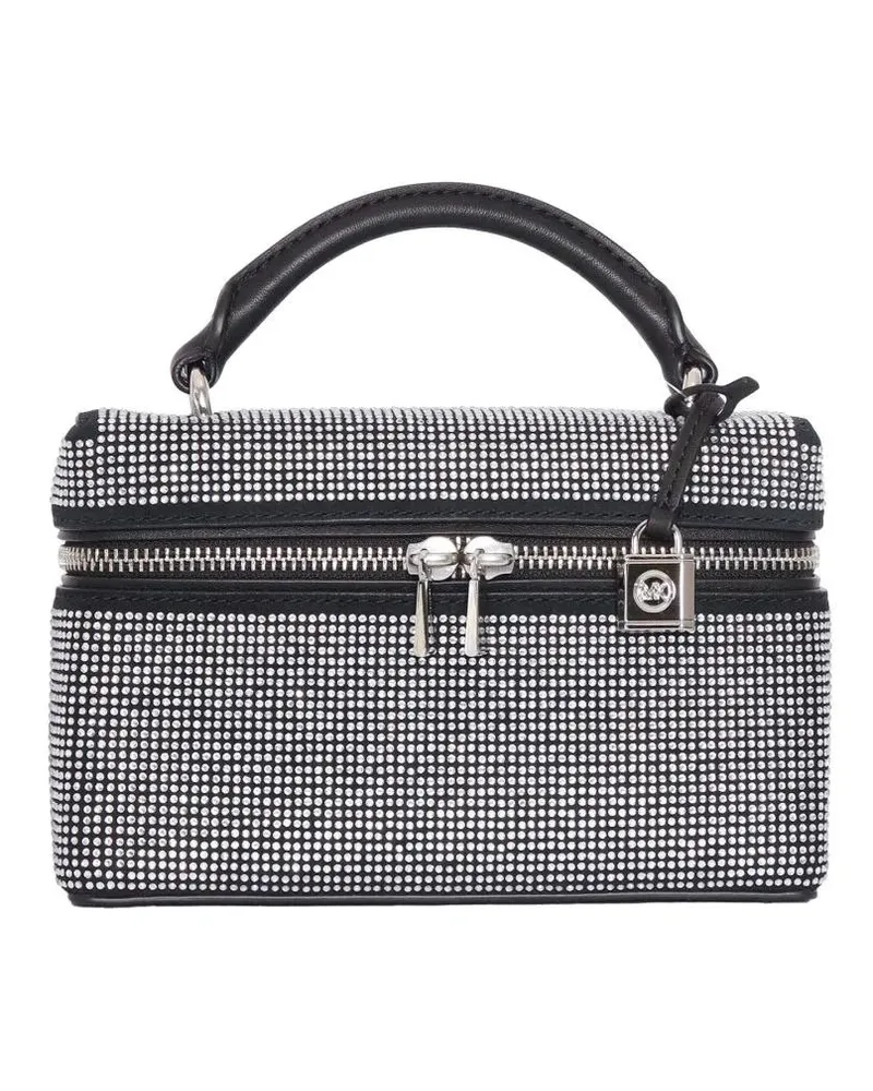 Michael Kors Hobo Bags Compact Cow Leather Crossbody Bag grau Grau