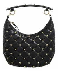 Valentino Garavani Shopper Mini Hobo Rockstud Spike Schwarz