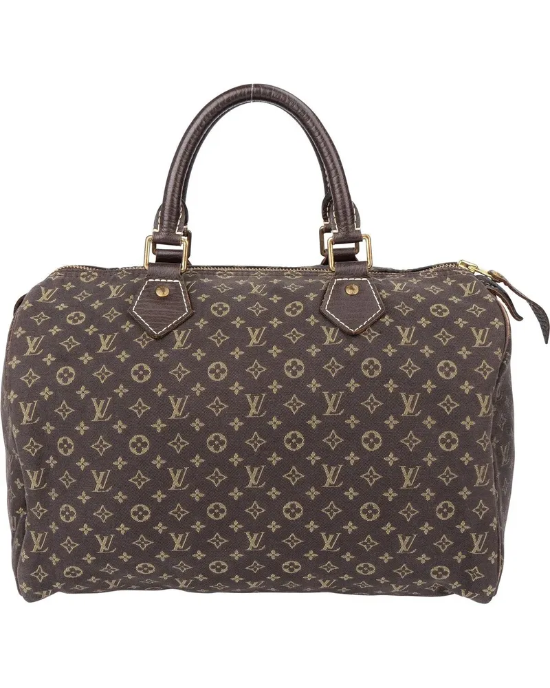 Louis Vuitton Crossbody Bags  Mini Lin Monogram Speedy 30 Handbag braun Braun