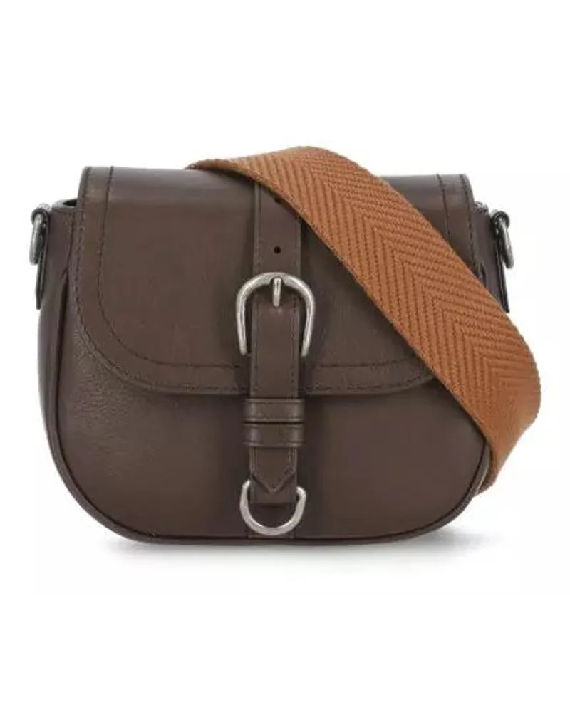 Golden Goose Shopper Brown Leather Shoulder Bag Braun