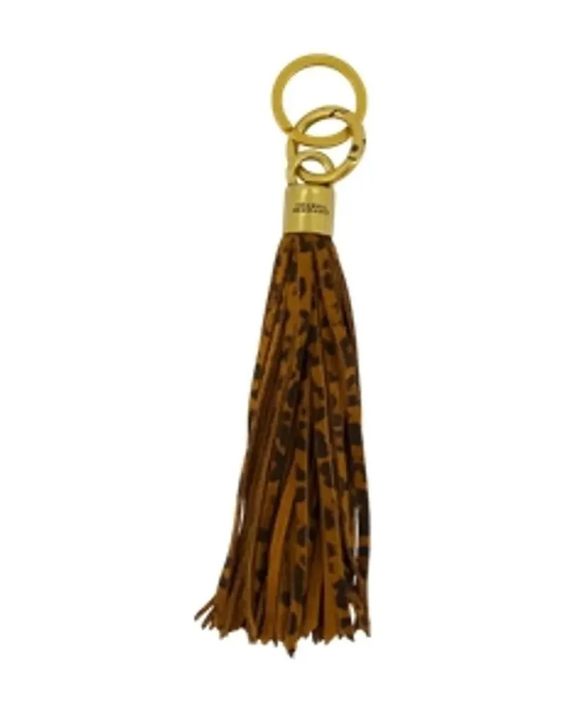 Isabel Marant Schlüssel- & Taschenanhänger Tassel Classic Gb Keyring - Leather - Printed brown Braun