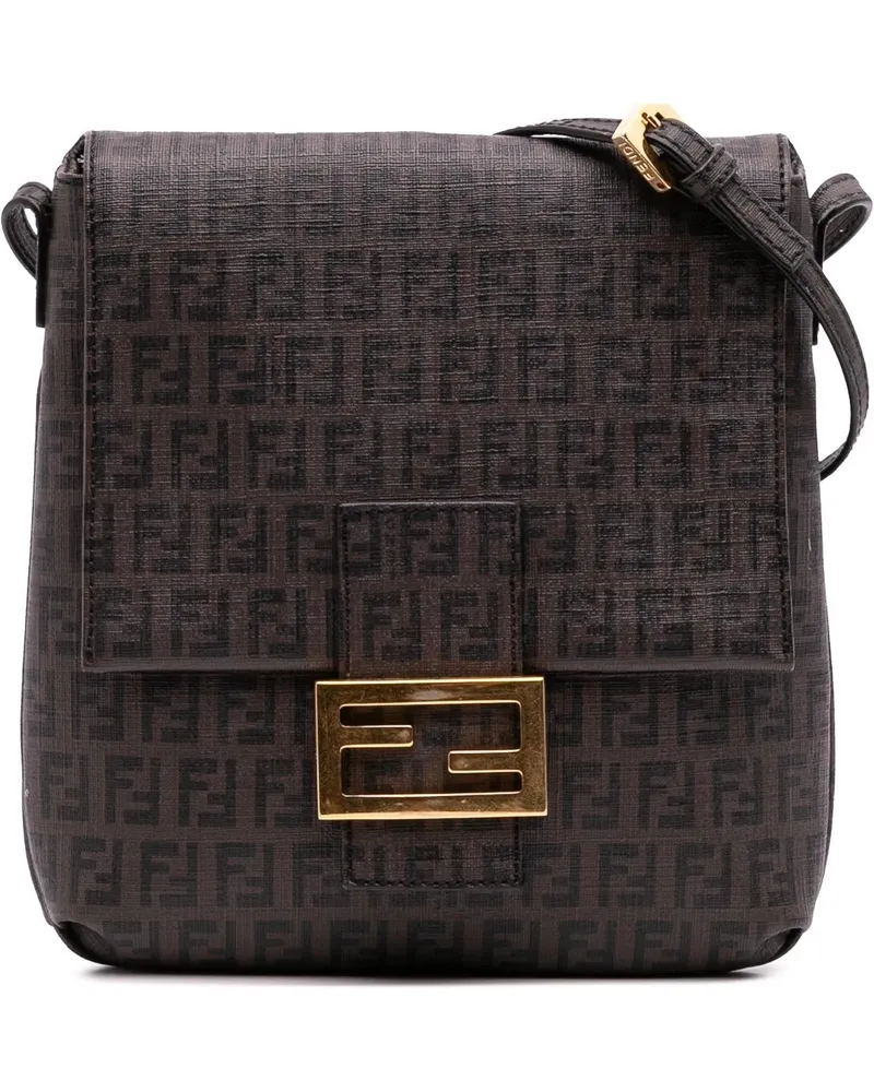 Fendi Hobo Bags Zucchino Spalmati Crossbody braun Braun