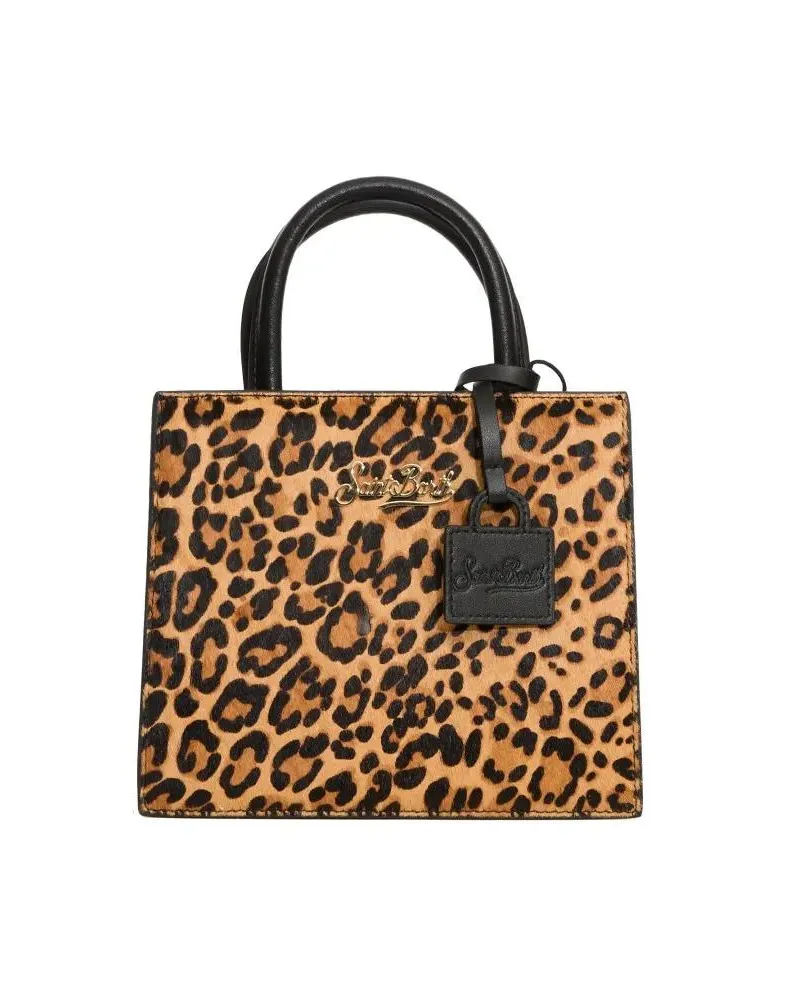 MC2 Saint Barth Shopper & Totes Mini Leather Shopper Bag schwarz Schwarz