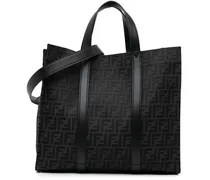 Hobo Bags 2010-2024 Large Zucca Jacquard Shopper Tote schwarz