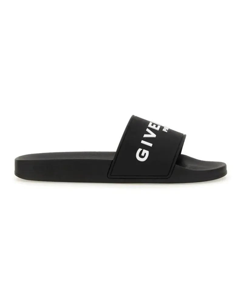 Givenchy Loafer Con Logo Sandal Slide schwarz Schwarz