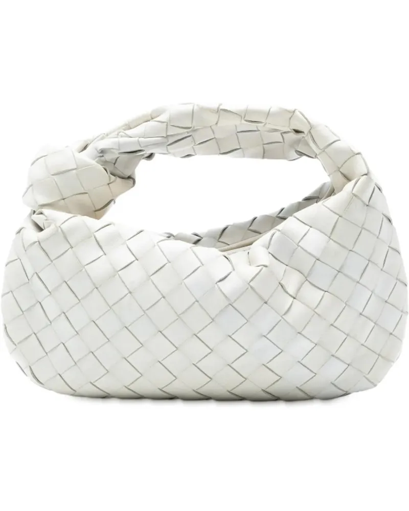Bottega Veneta Hobo Bags Mini Nappa Intrecciato Jodie weiß Weiß
