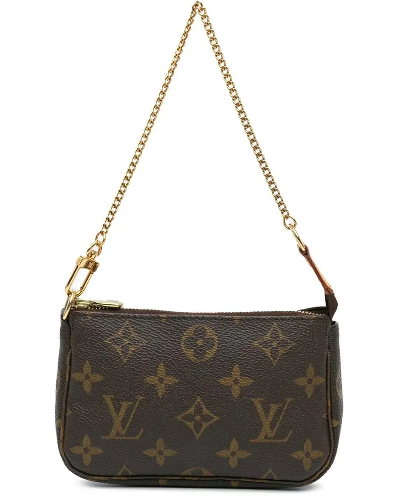 Louis Vuitton Crossbody Bags 2008 Monogram Mini Pochette Accessoires braun Braun