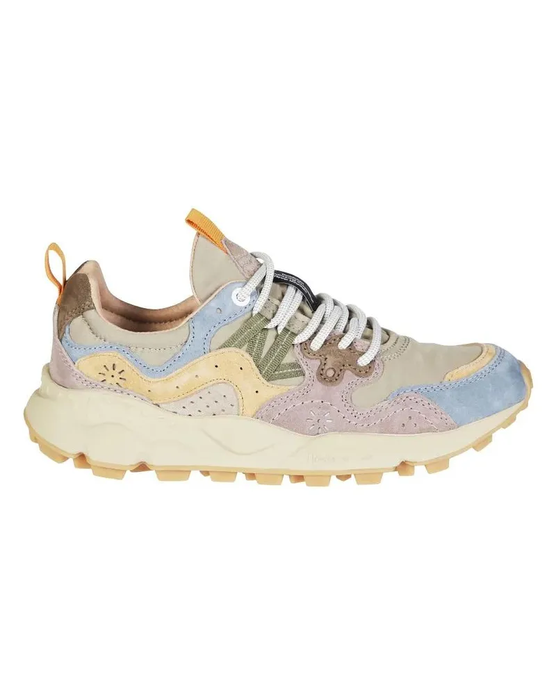 Flower MOUNTAIN Low-Top Sneaker Multi-Panel Pastel Sneakers bunt Bunt
