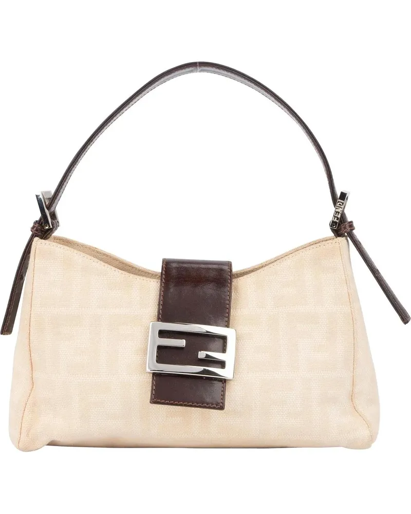 Fendi Crossbody Bags  FF Monogram Baguette Handbag bunt Bunt