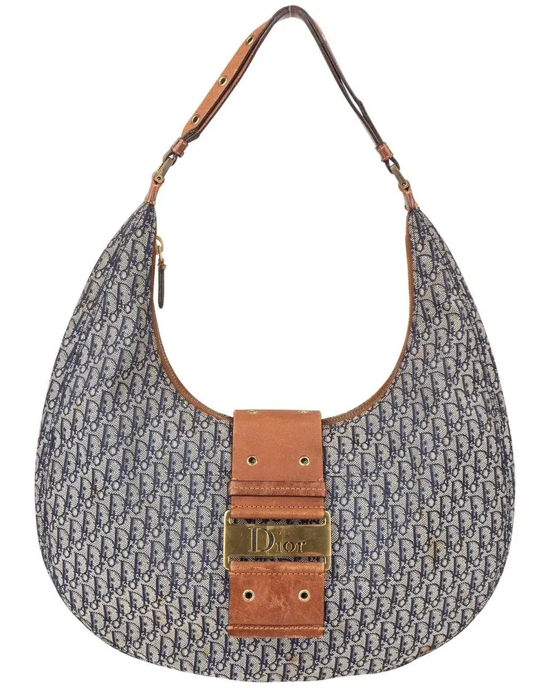 Dior Crossbody Bags  Trotter Monogram Hobo Bag blau Blau