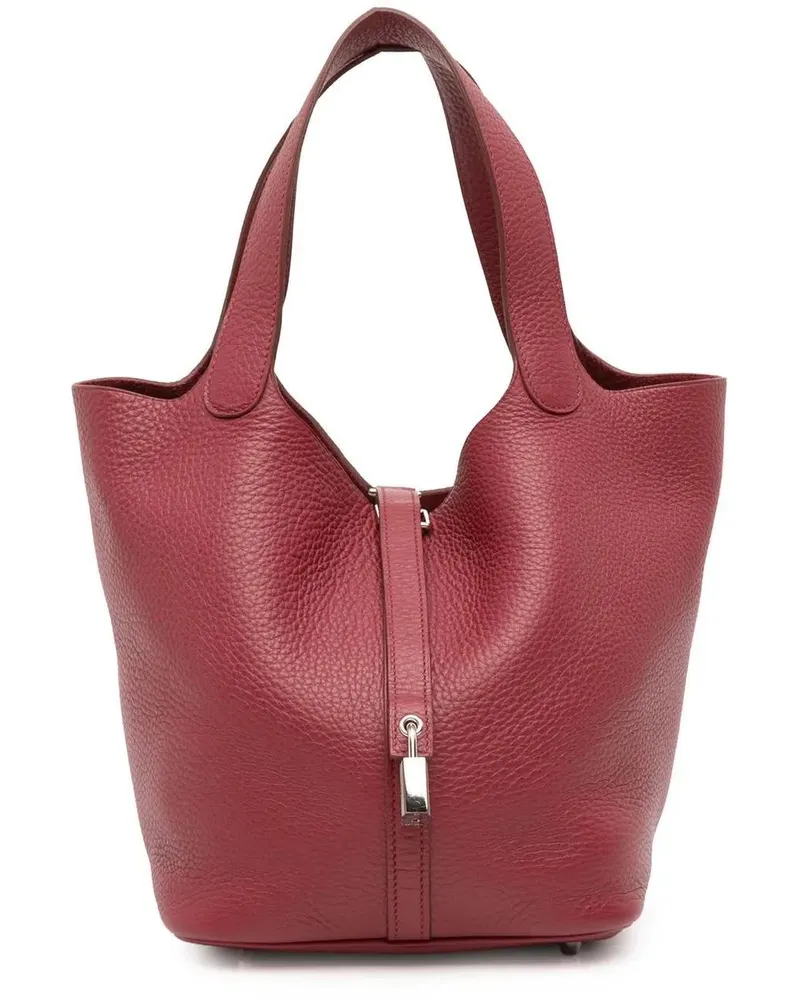 Hermès Crossbody Bags Clemence Picotin Lock 22 rot Rot