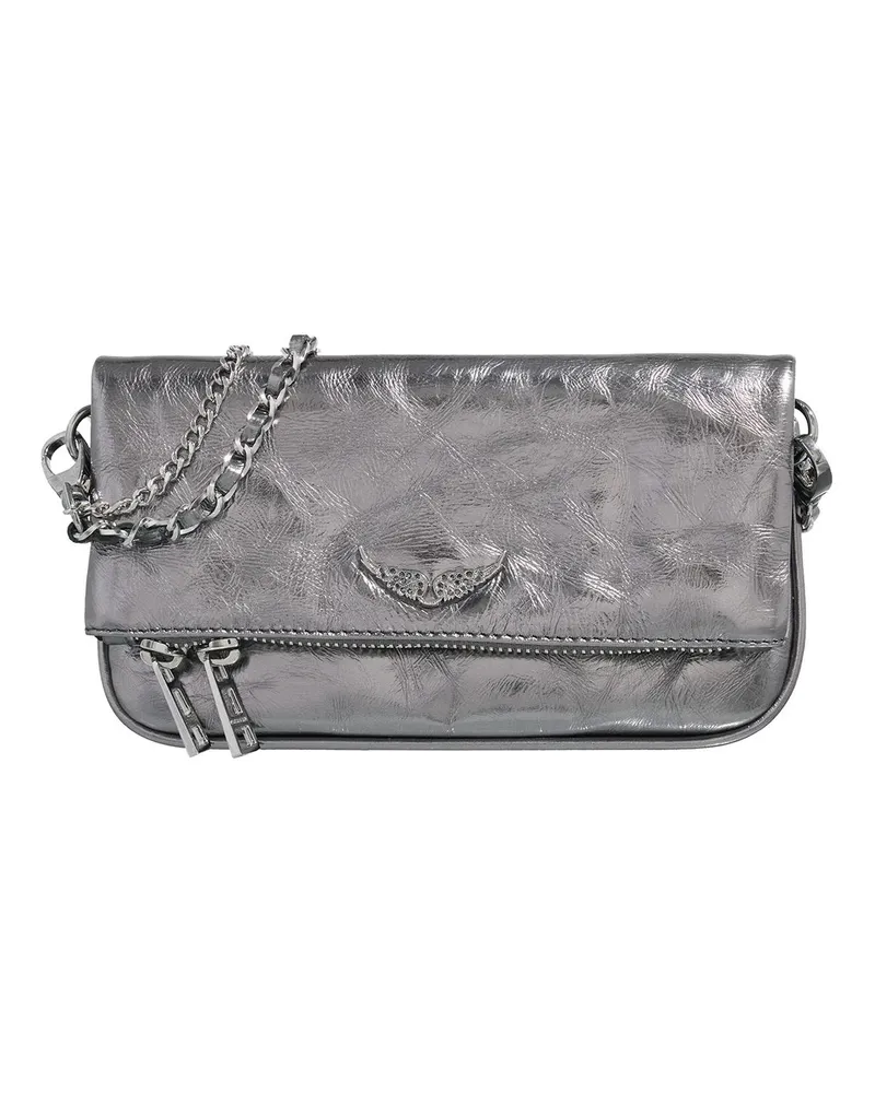 Zadig & Voltaire Crossbody Bags Rock Nano Vintage Metal silberfarben Silber
