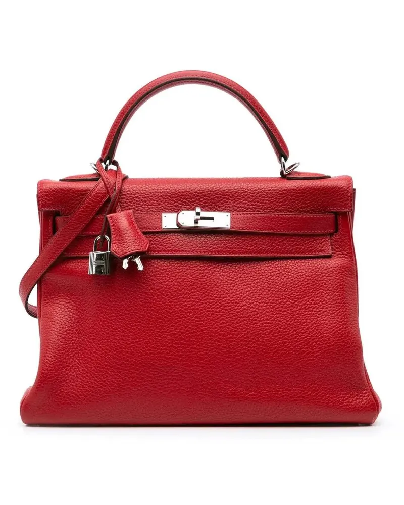 Hermès Hobo Bags Clemence Kelly II Retourne 32 rot Rot