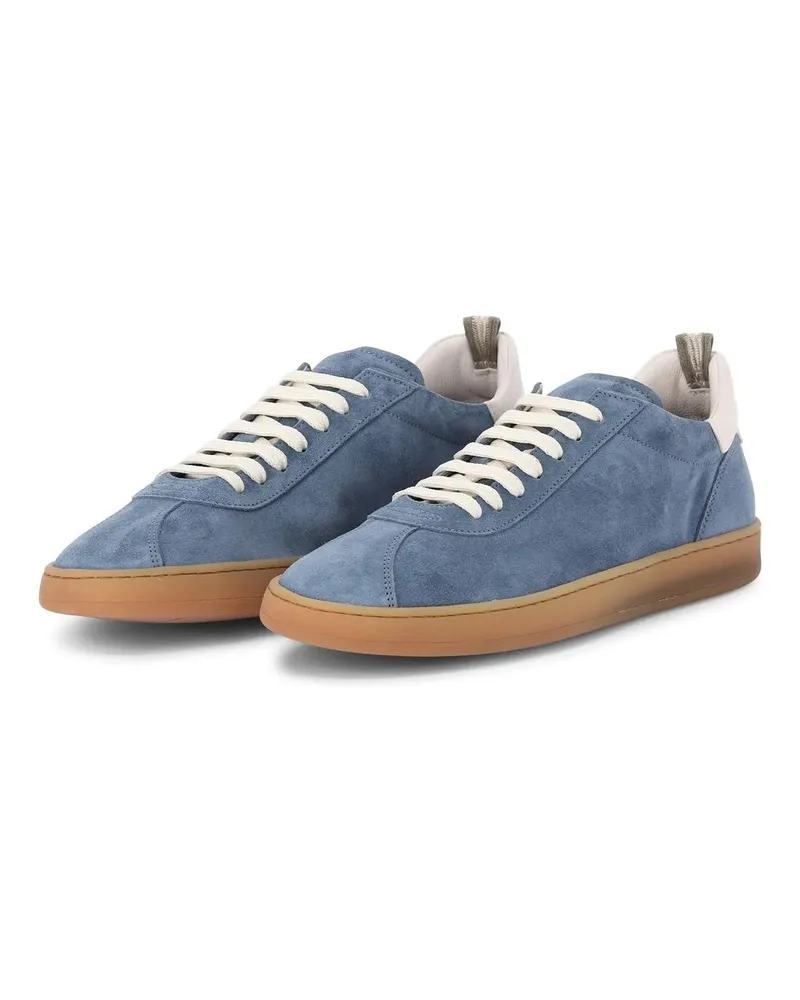 Officine Creative Italia Low-Top Sneaker Sneaker Halo aus Veloursleder blau Blau