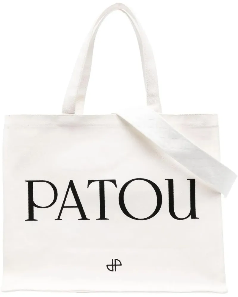 Patou Shopper Bags White weiß Weiß