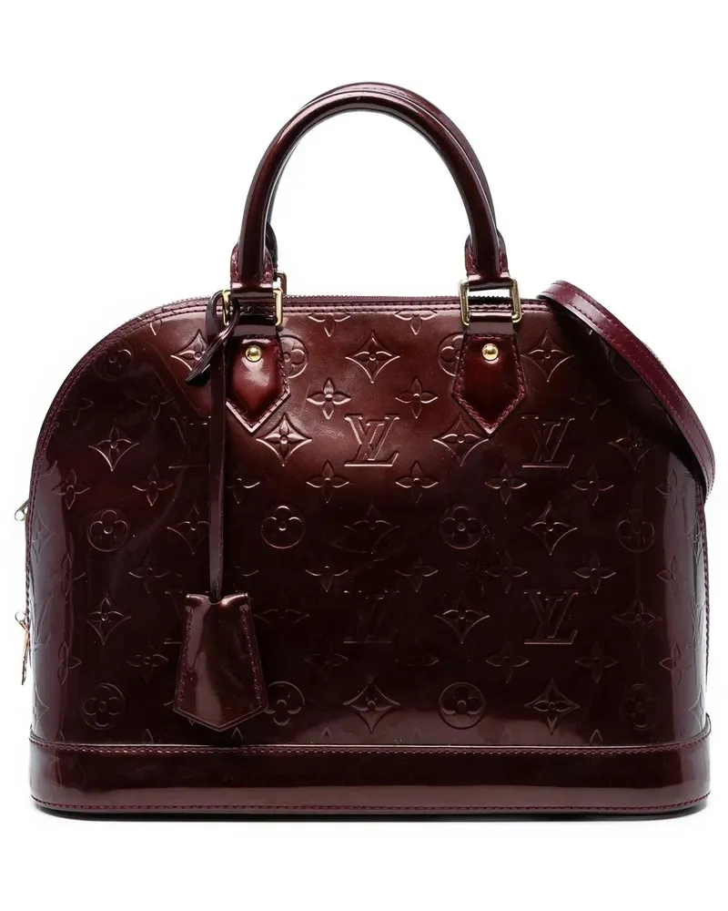 Louis Vuitton Crossbody Bags Monogram Vernis Alma PM rot Rot