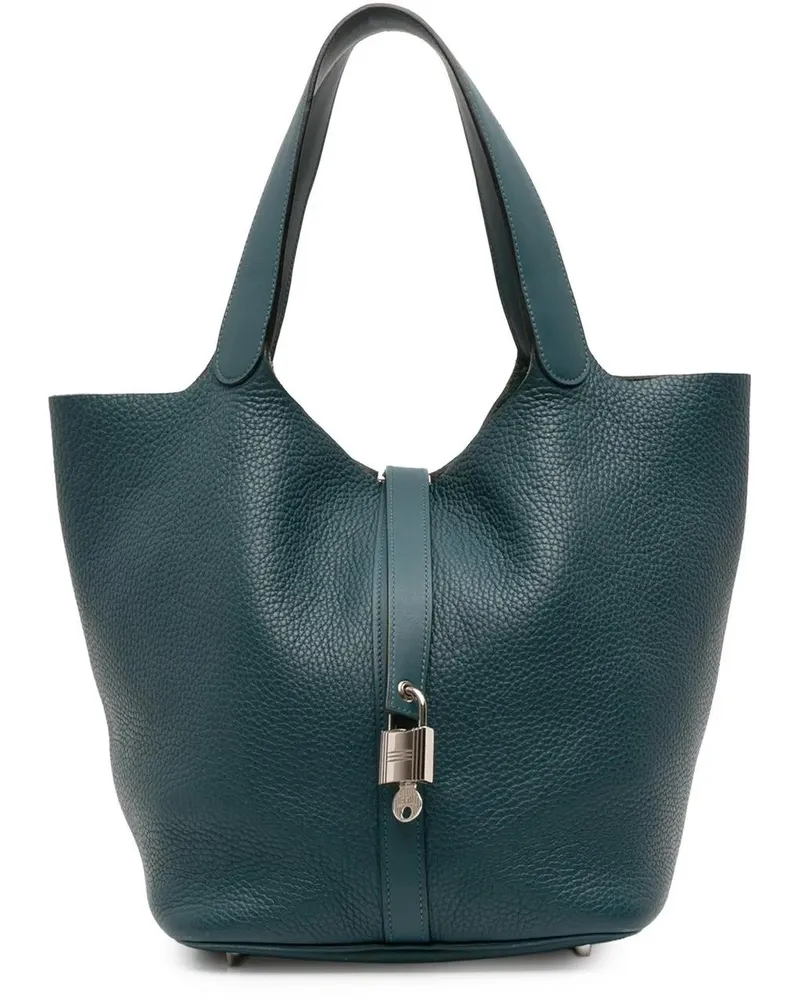 Hermès Crossbody Bags Clemence Picotin Lock 26 blau Blau