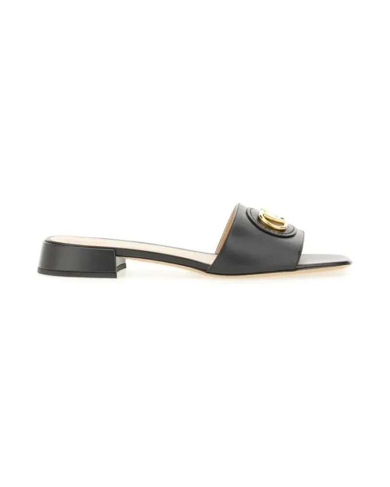Valentino Garavani Sandalen "Vlogo Signature" Sandal schwarz Schwarz