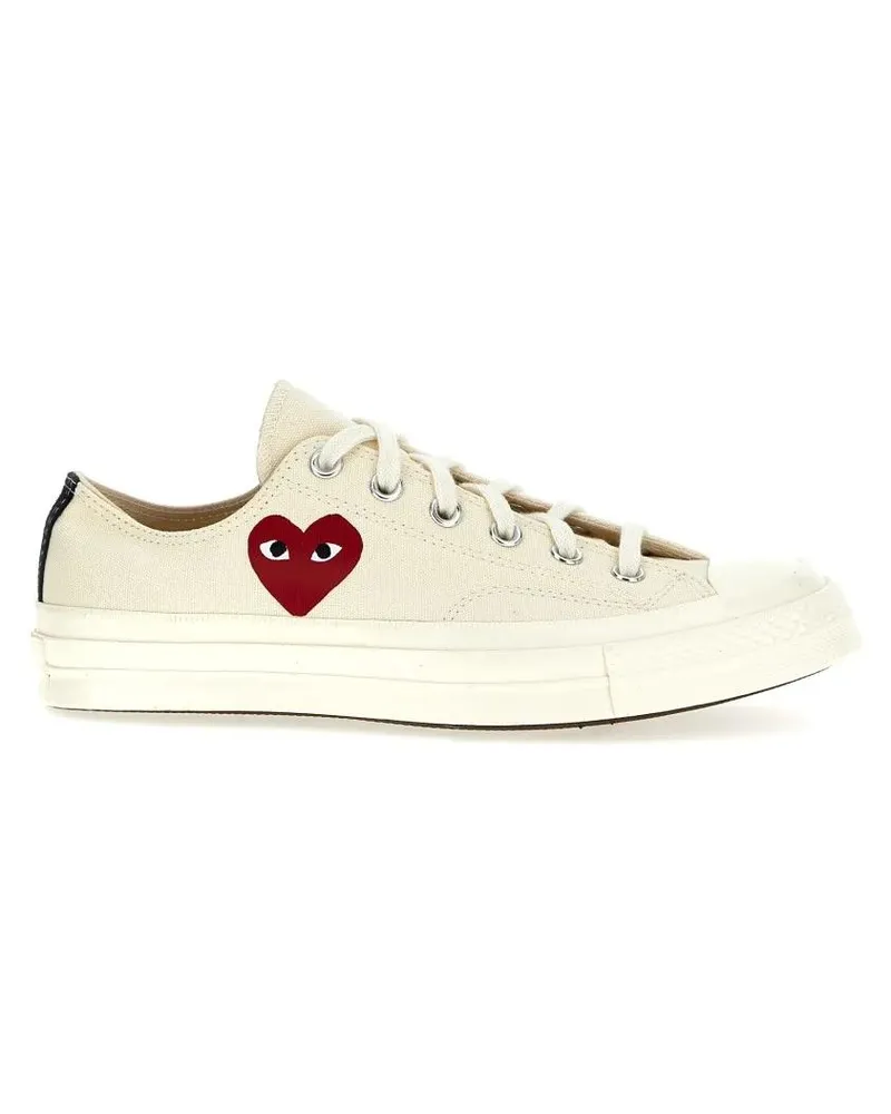 Comme des Garçons Low-Top Sneaker Canvas Low-Top Sneakers beige Beige