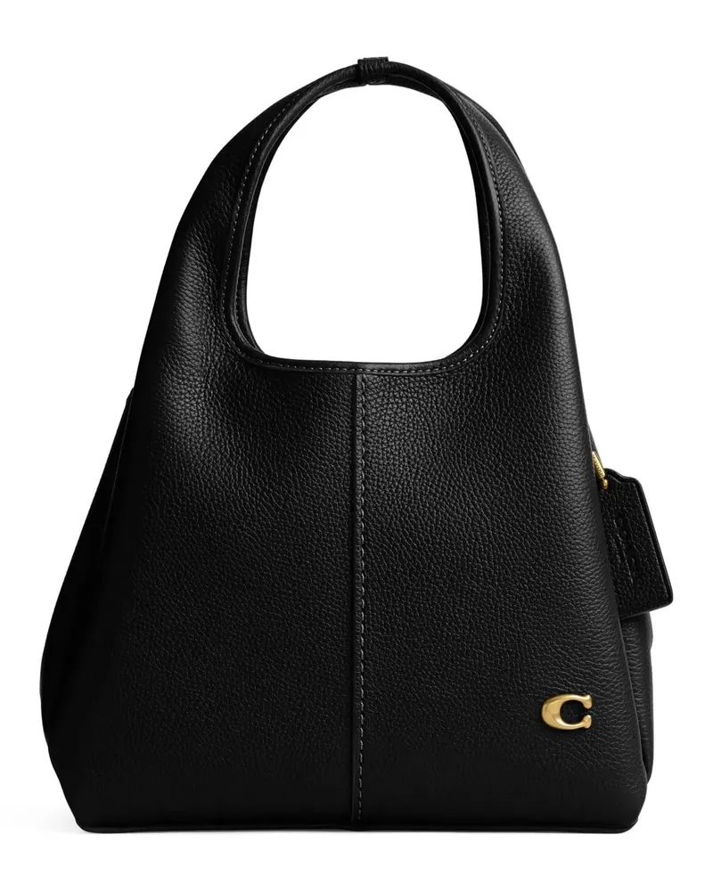 Coach Crossbody Bags Polished Pebble Leather Lana Shoulder Bag 23 schwarz Schwarz