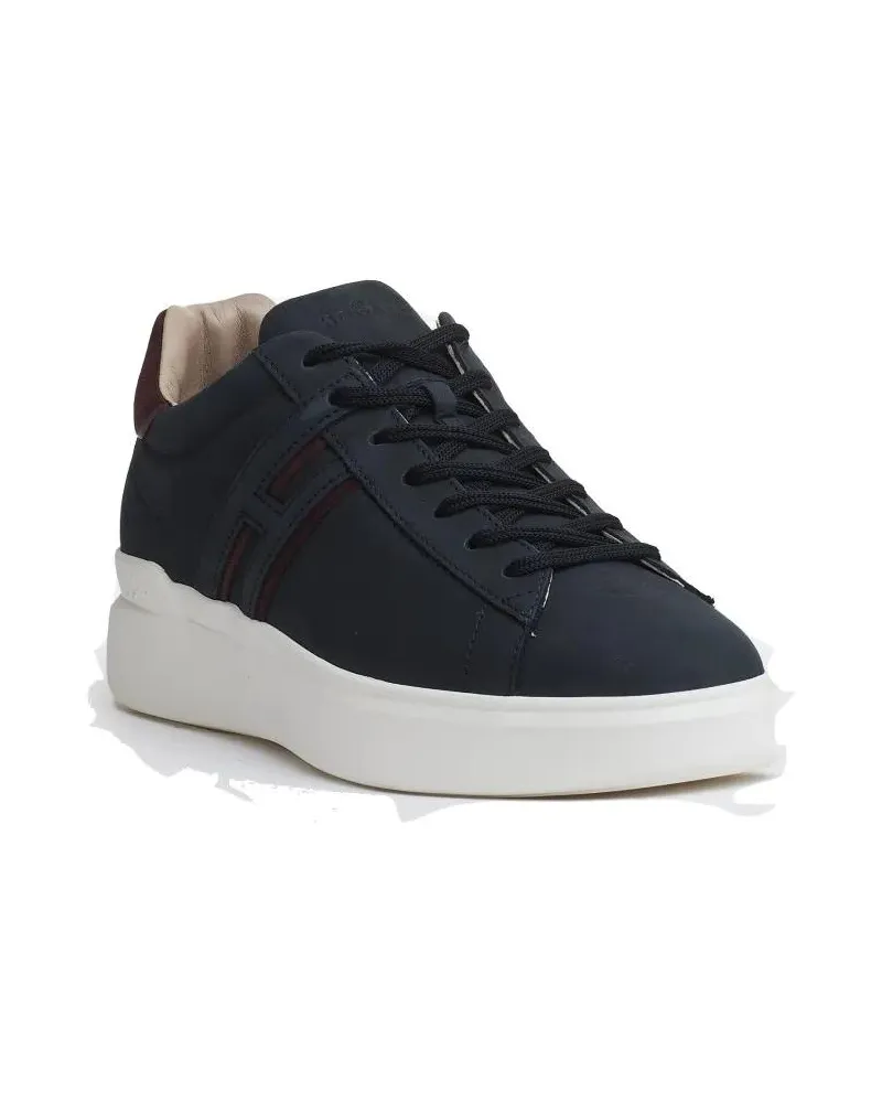 Hogan Low-Top Sneaker Rebel Nubuck Blue schwarz Schwarz