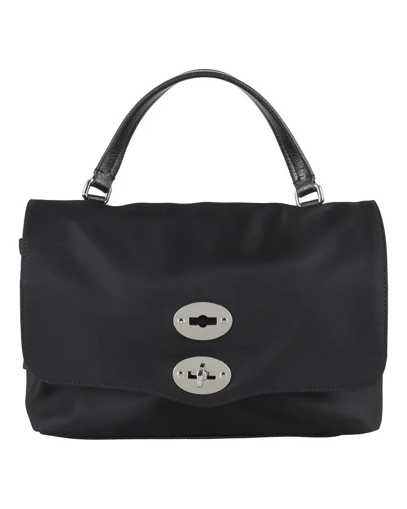 Zanellato Hobo Bags Postina Rimboccata Tokyo Shoulder Bag schwarz Schwarz