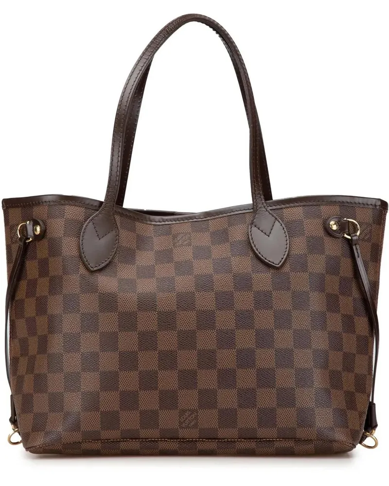 Louis Vuitton Crossbody Bags 2011 Damier Ebene Neverfull PM braun Braun
