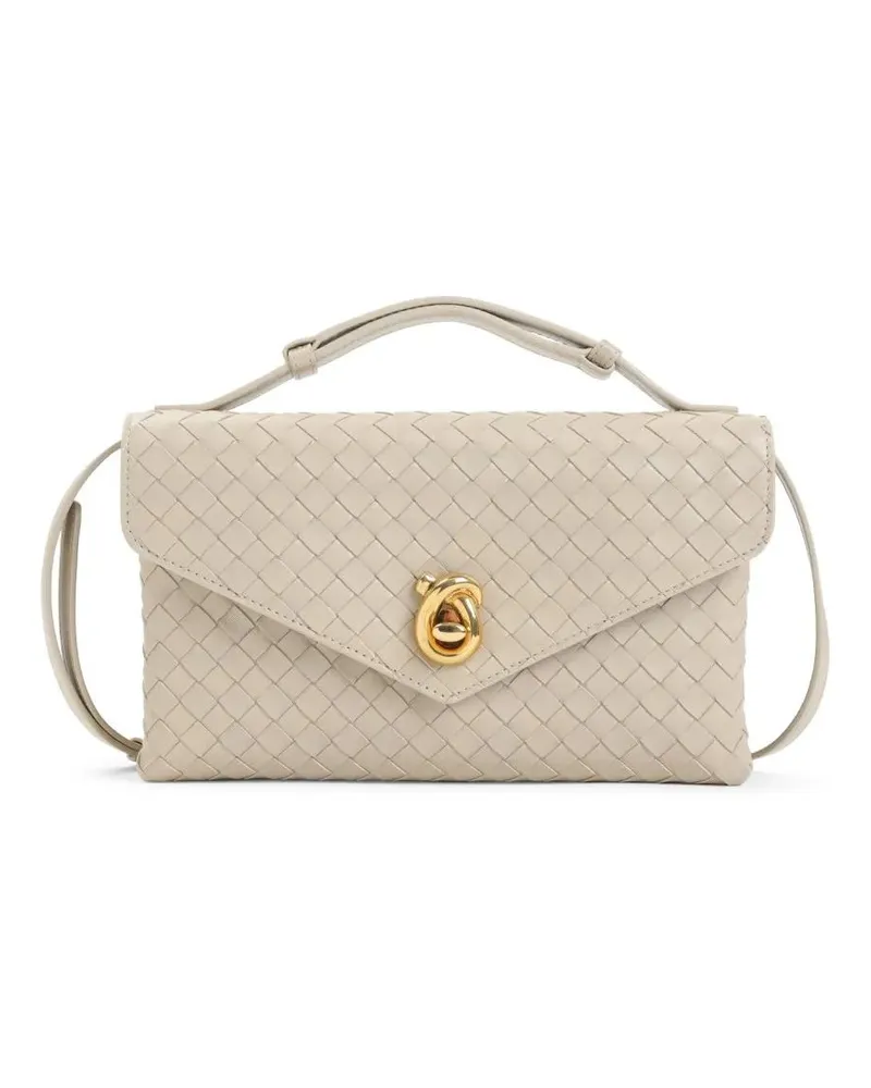 Bottega Veneta Hobo Bags Intrecciato Lamb Leather Shoulder Bag beige Beige