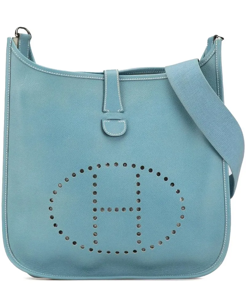 Hermès Hobo Bags 2005 Clemence Evelyne II PM blau Blau