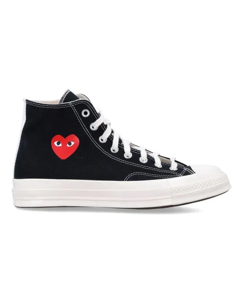 Comme des Garçons Low-Top Sneaker Small Heart Hi Top Sneakers schwarz Schwarz