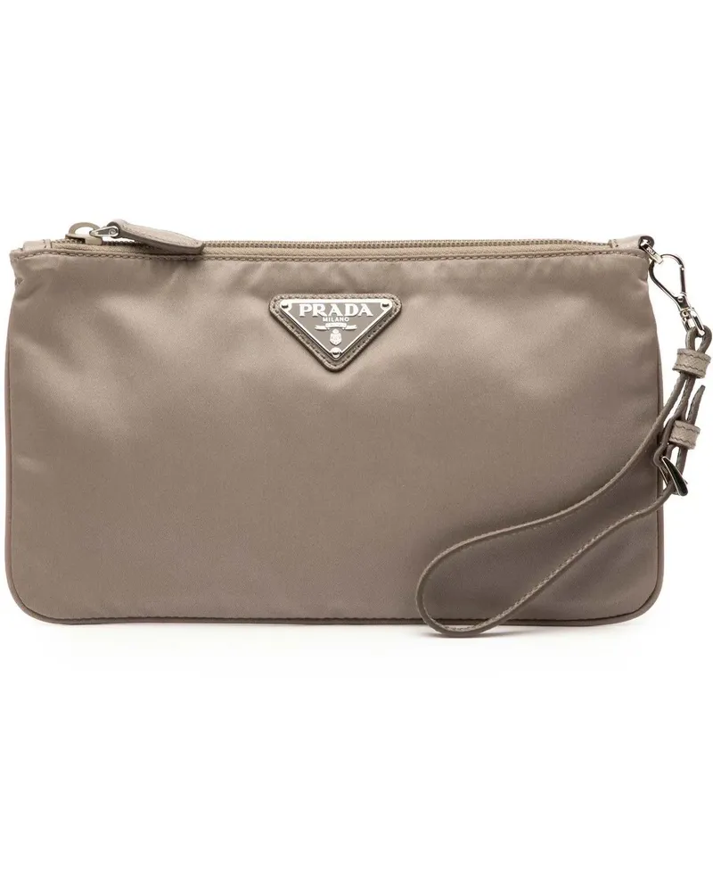 Prada Clutches Tessuto Clutch braun Braun