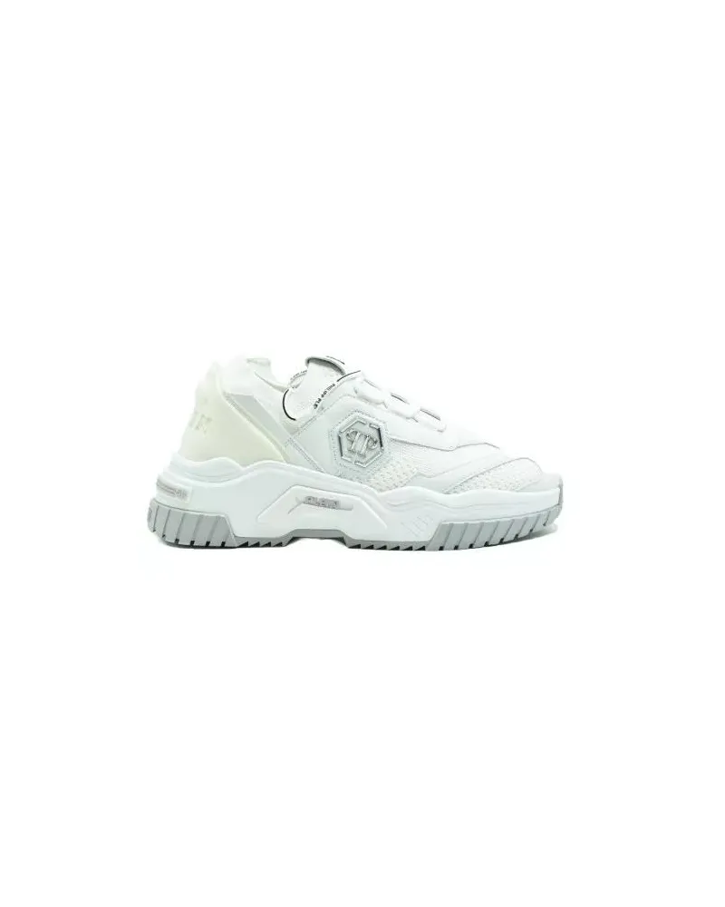 Philipp Plein Low-Top Sneaker White Lace-Up Sneakers weiß Weiß