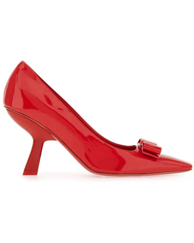 Ferragamo Hohe Schuhe With Heel Flame Red rot Rot